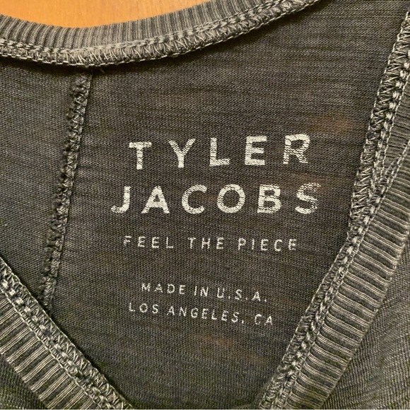 Rare Tyler Jacobs “Tricky Business” graphic black tank top Small - Picture 2 of 3